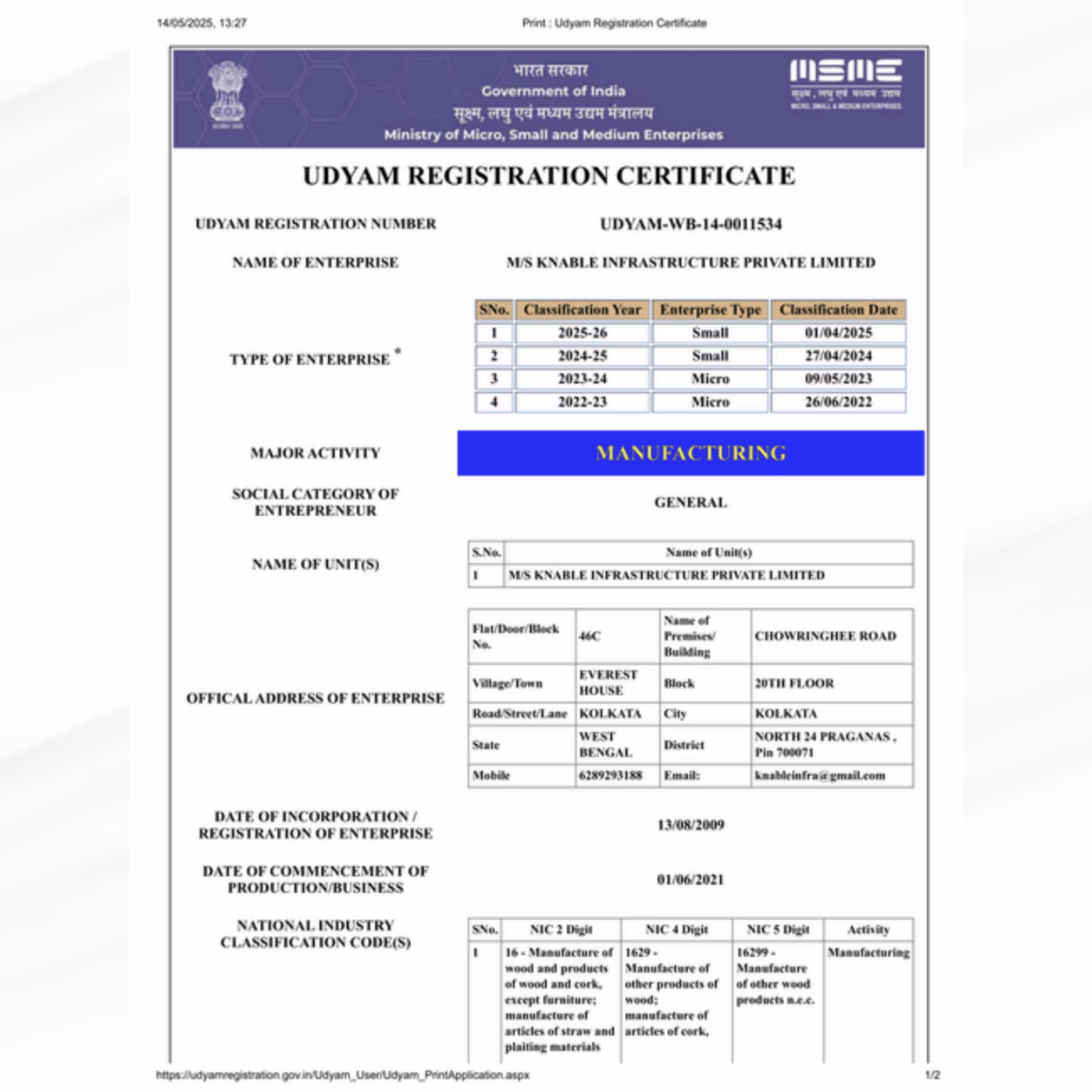 Certificate 2